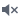 A grey icon in the shape of speakers with a little cross next to them