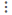 A grey icon in the shape of three dots set vertically 